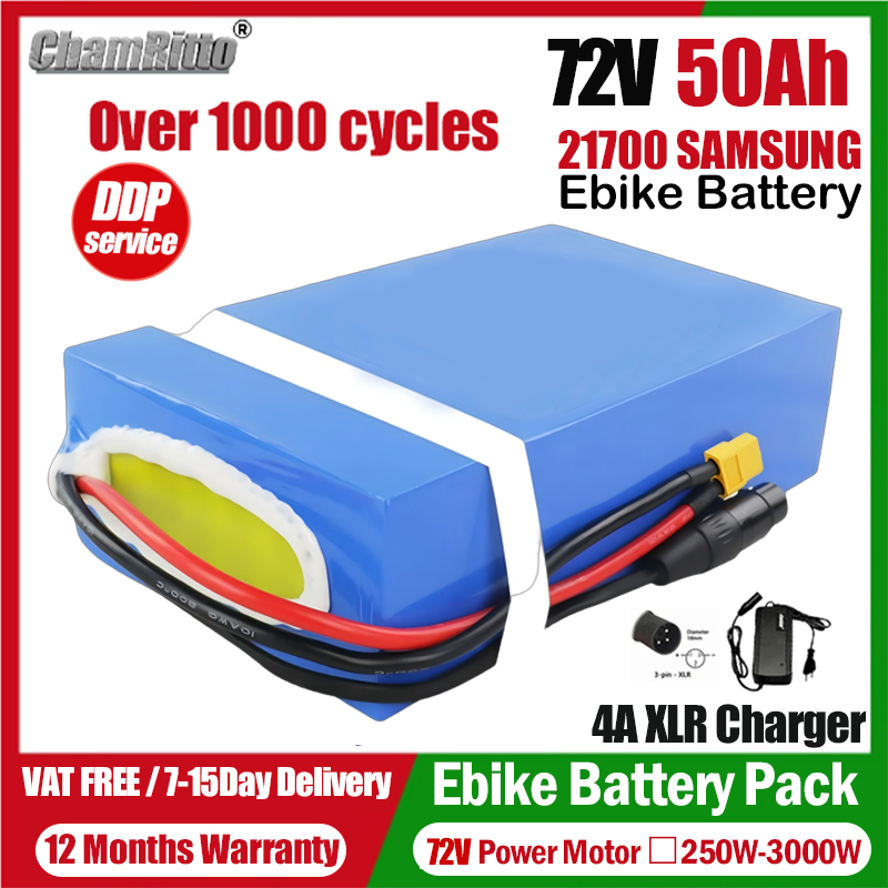 Electric Bicycle Battery 72V 30Ah - Elektrikli bisiklet bataryası 72V 20ah 30ah