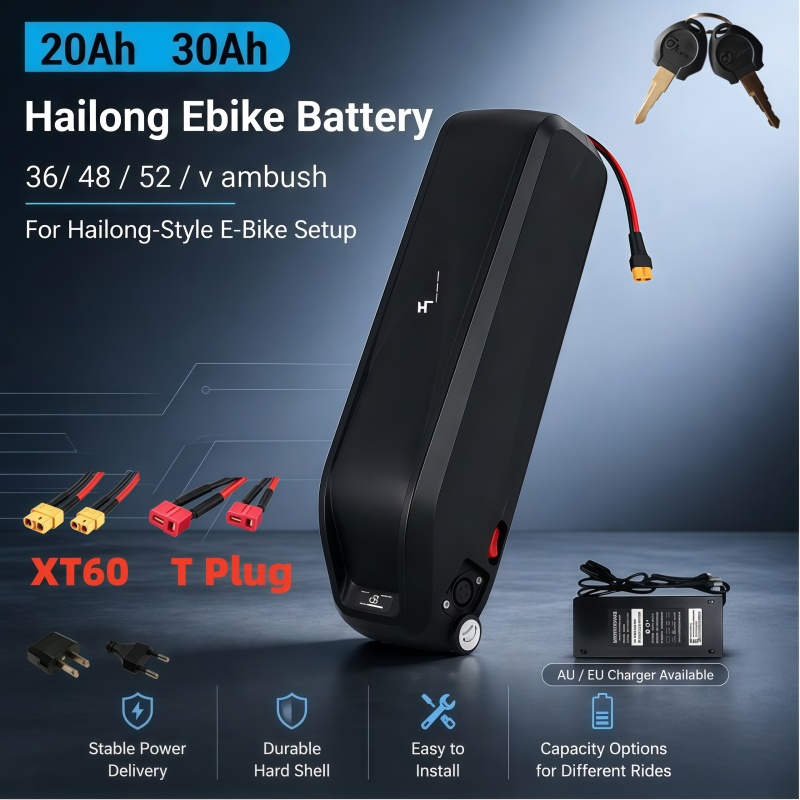 Ebike Battery 48V 20Ah Hailong - Çok Yönlü Hailong Pil, Elektrikli Bisikletler