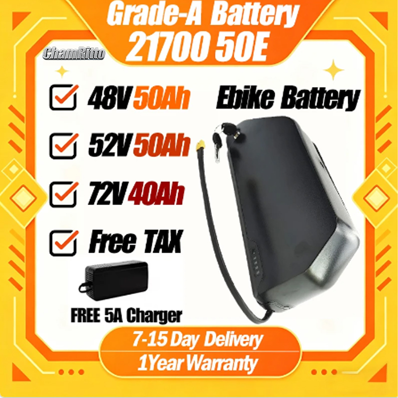 Electric Bicycle Battery 72V 30Ah - Polly Elektrikli bisiklet bataryası Downtube Hailong