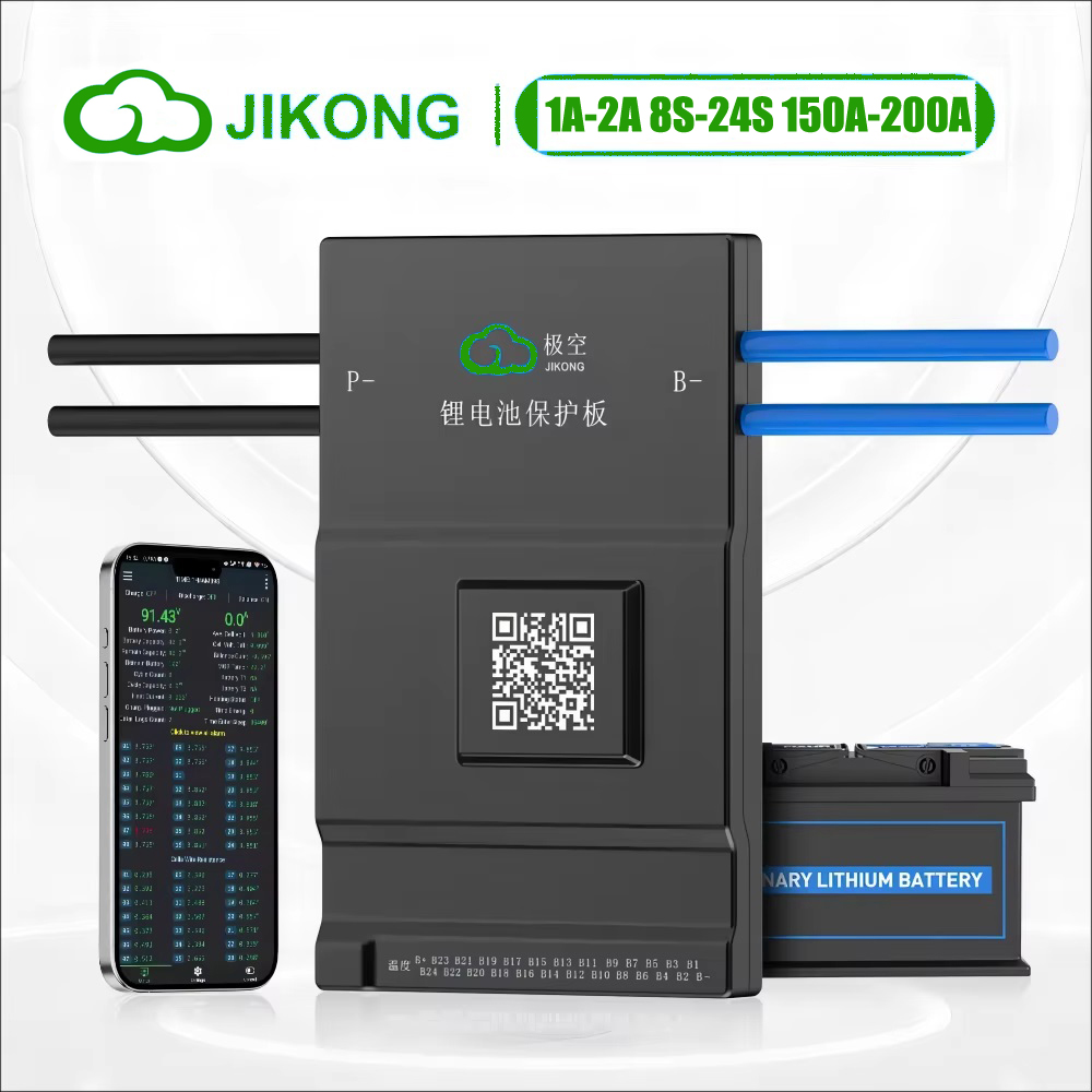 Smart Bms 72V 20S 150A Bluetooth - JK BMS Aktif Dengeleyici 150A 200A