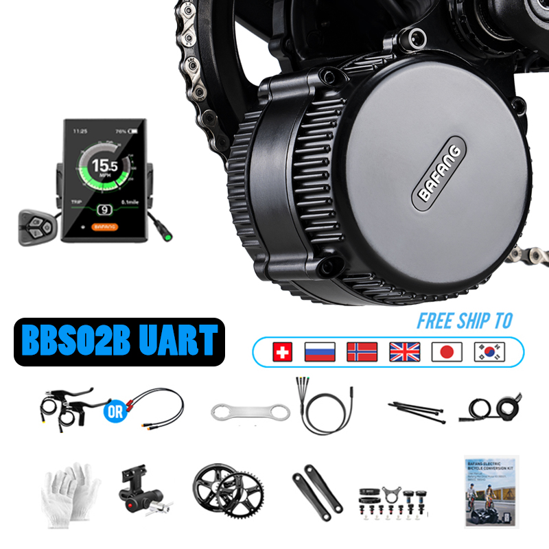 Bafang Bbs02B 48V 750W Mid Drive Kit - M3m325 M215 orta tahrik motoru dönüşüm