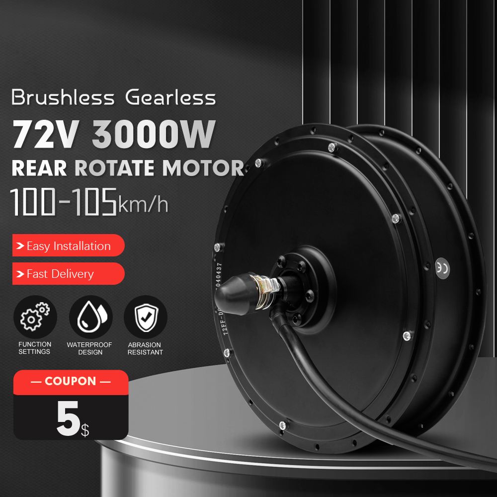 Ebike Conversion Kit 72V 3000W - Elektrikli Bisiklet Motoru 72V 3000W Hız