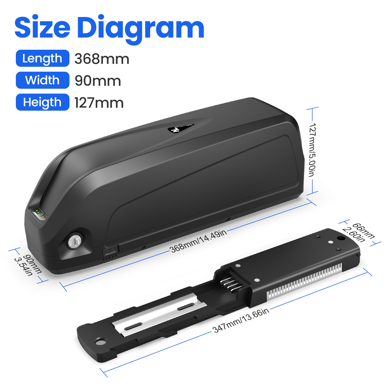 EBike Bataryası 21700 Hailong  - Ebike Battery 48V 20Ah Hailong incelemesi ve fiyatı
