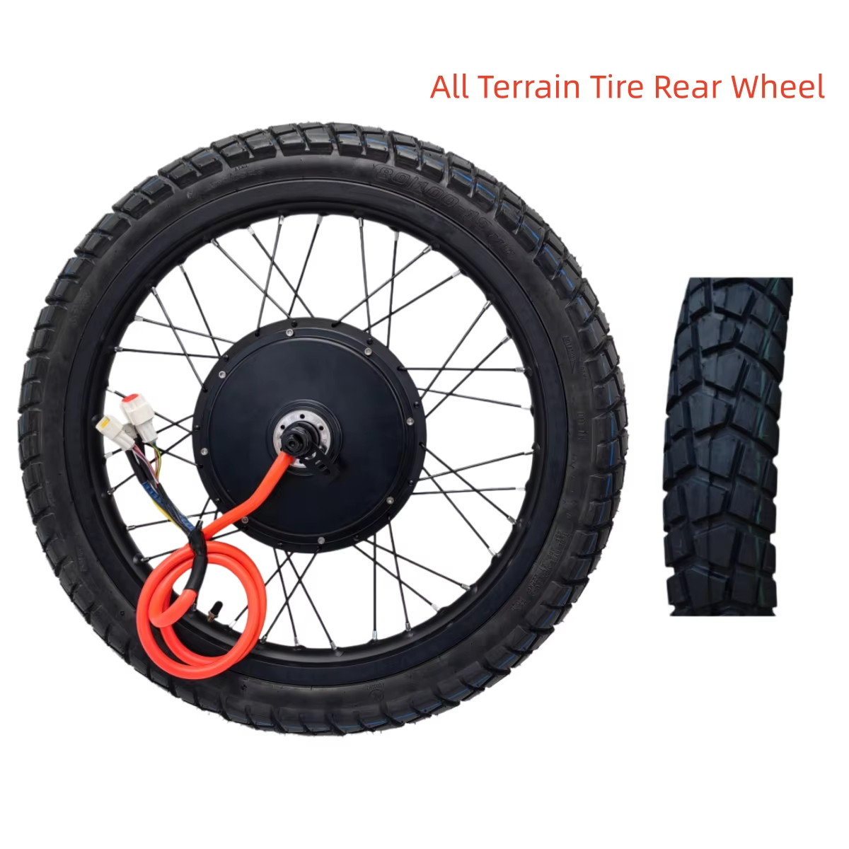 Ebike Motosiklet Arka Tekerlek - 72V 5000W Hub Motor Kit incelemesi ve fiyatı