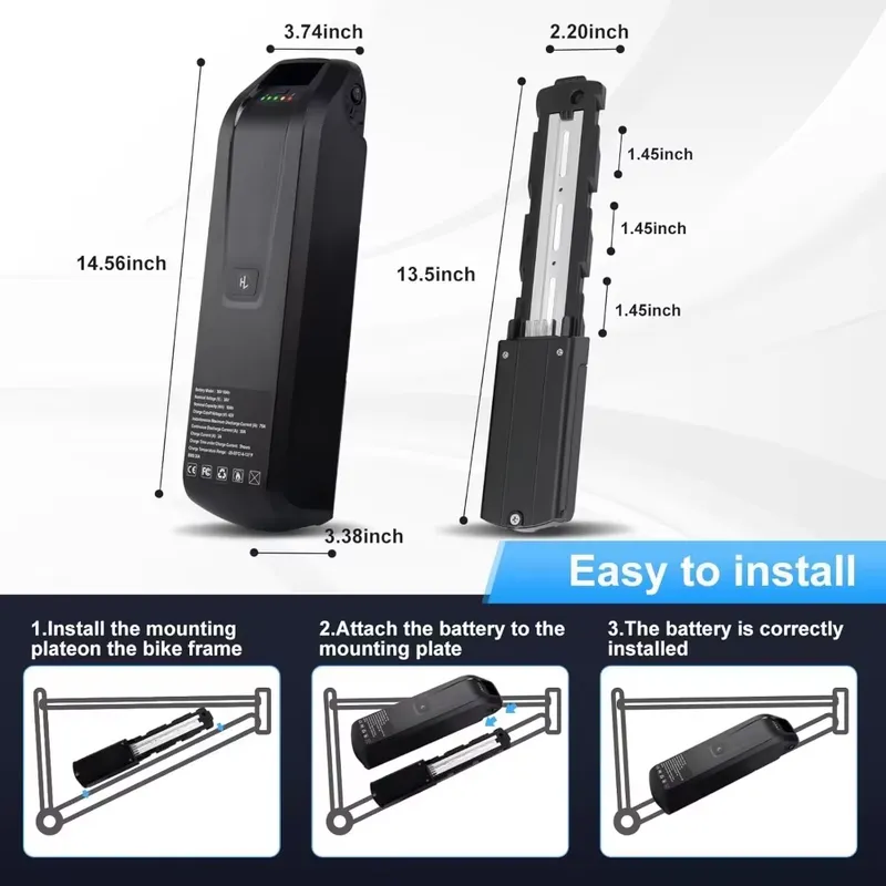 Hailong E-Bisiklet Bataryası 3 - Ebike Battery 48V 20Ah Hailong incelemesi ve fiyatı