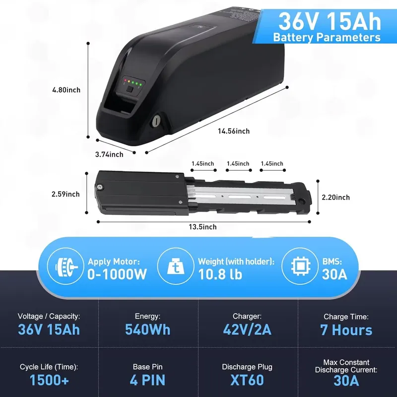 Hailong E-Bisiklet Bataryası 3 - Ebike Battery 48V 20Ah Hailong incelemesi ve fiyatı