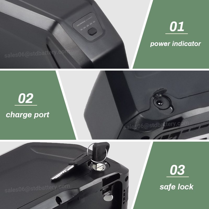 Downtube E-Bisiklet Bataryası  - Ebike Battery 48V 20Ah Hailong incelemesi ve fiyatı
