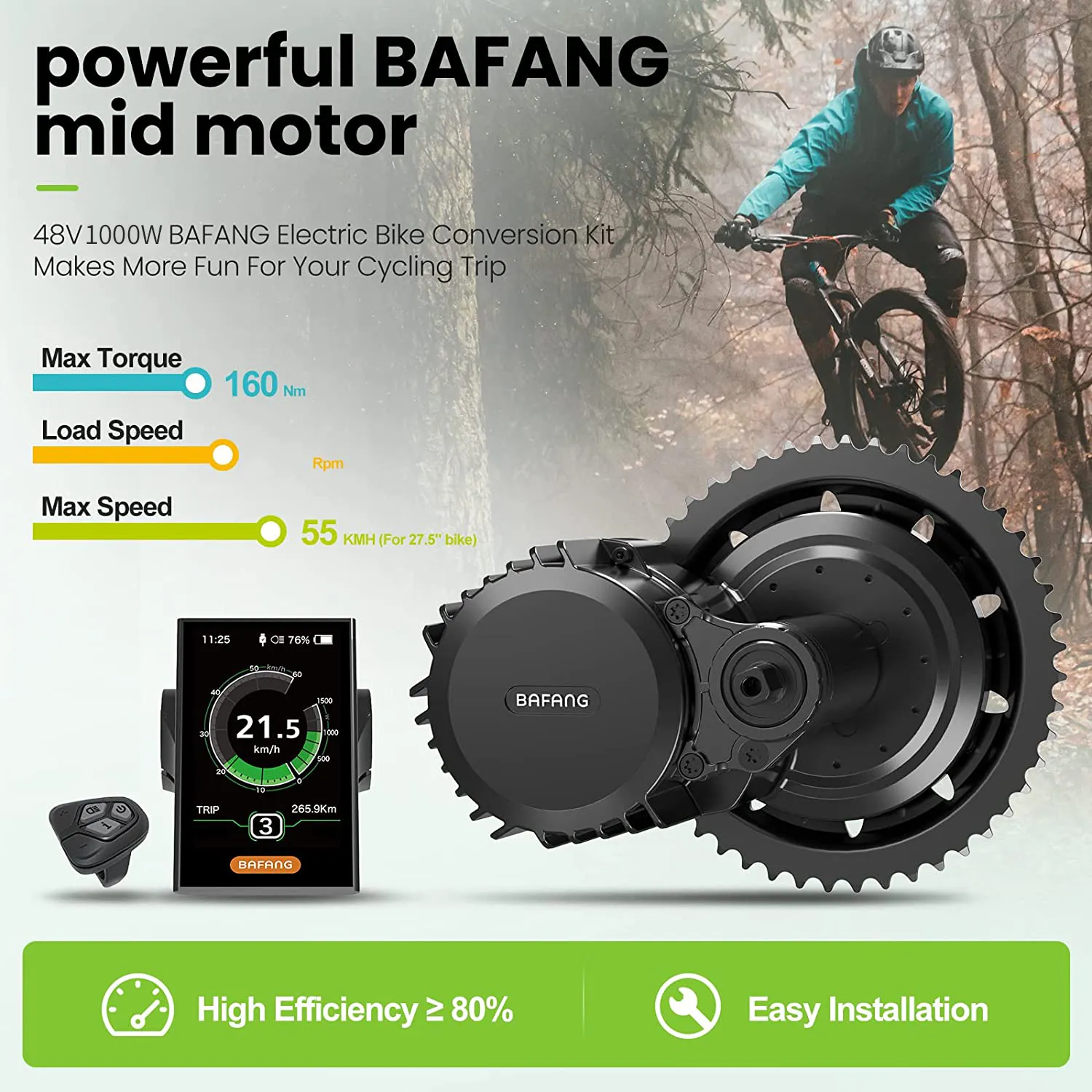 Bafang M615 MM G320.1000 UART  - Bafang Bbshd 1000W Conversion Kit incelemesi ve fiyatı