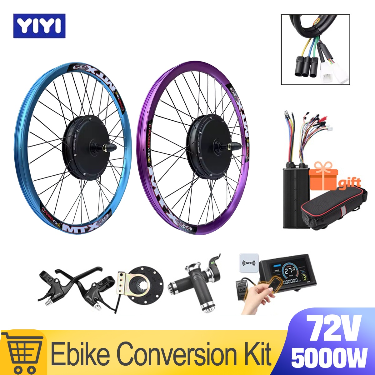 Yeni MTX39 72V 5000W E-Bisikle - Ebike Conversion Kit 72V 3000W incelemesi ve fiyatı