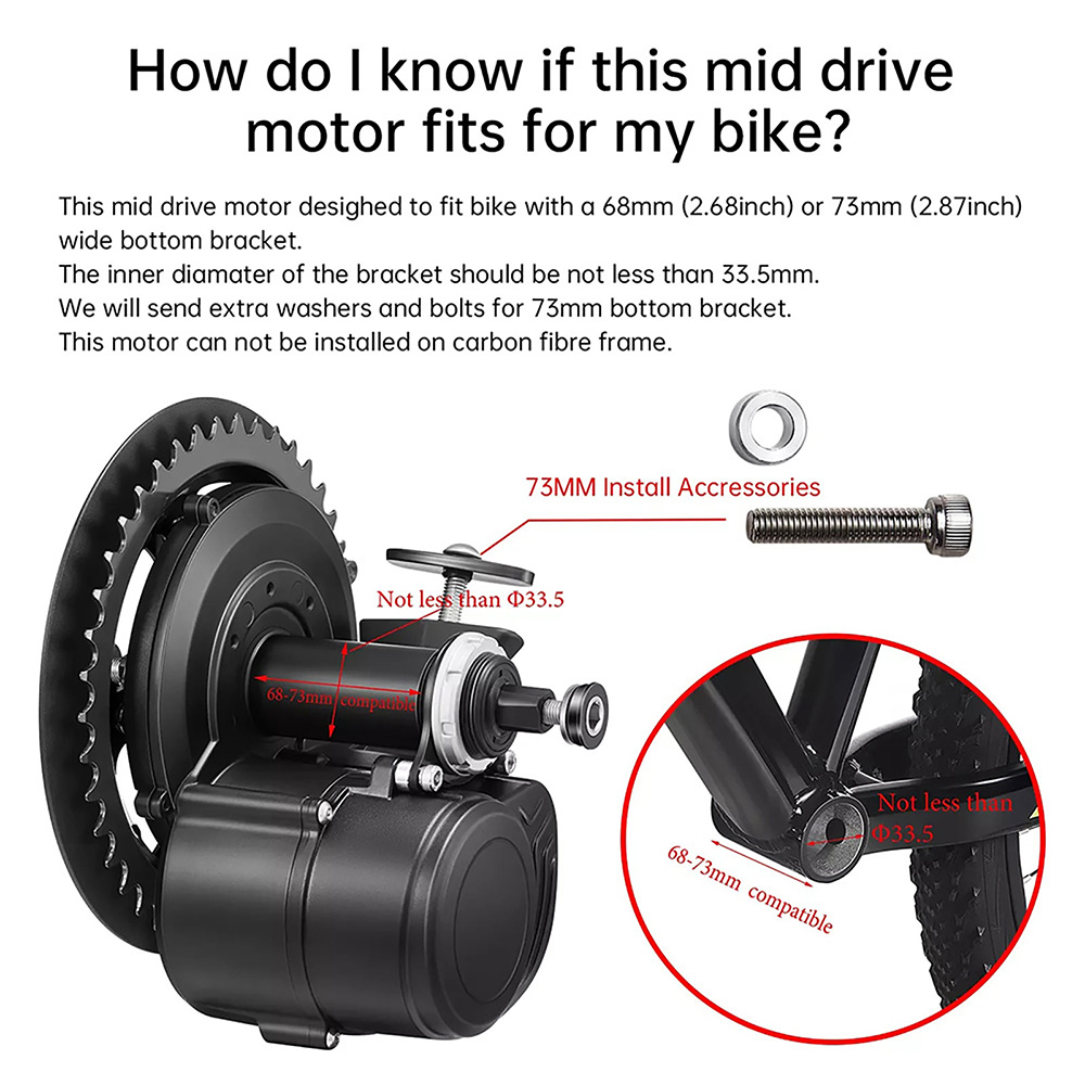 TongSheng TSDZ2B 36V 250W 350W - Tongsheng Tsdz2B Mid Drive Motor incelemesi ve fiyatı