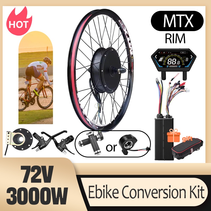 3000W MTX39 E-bisiklet Dönüşüm - Ebike Conversion Kit 72V 3000W incelemesi ve fiyatı