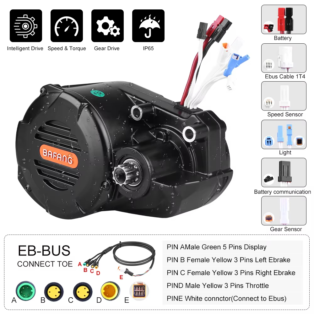 Bafang M620 G510 48V 52V 1000W - Mid Drive Motor Kit 52V 1000W incelemesi ve fiyatı