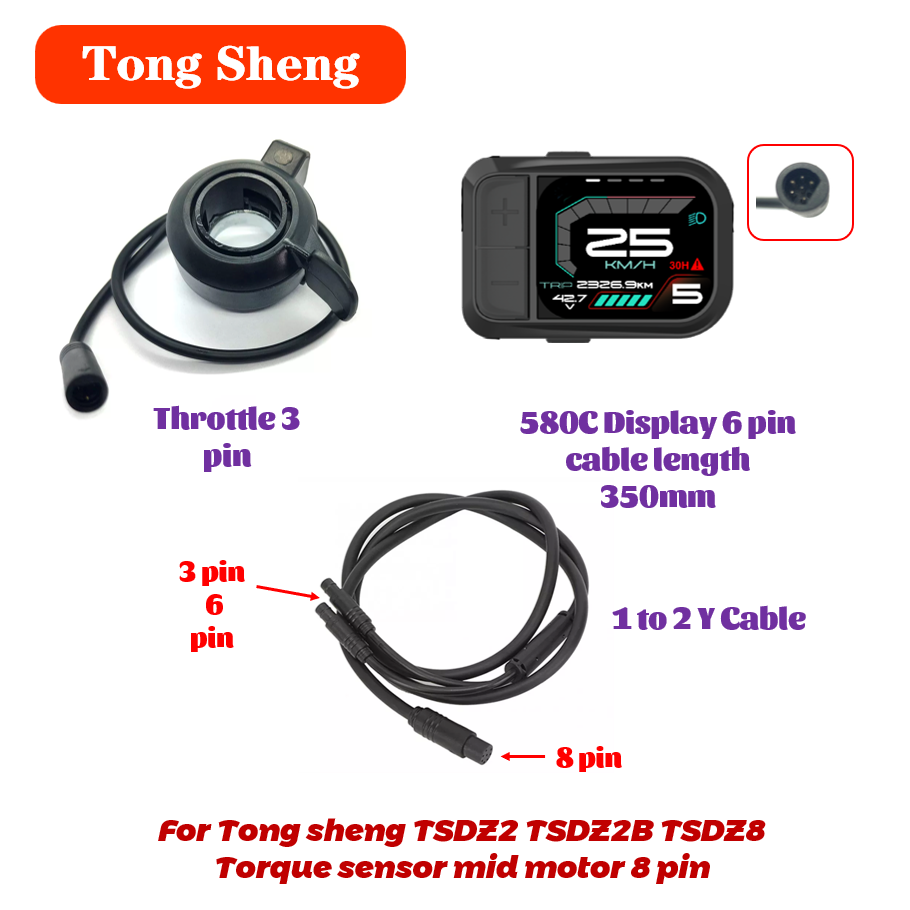 Tongsheng TSDZ2 TSDZ2B Gaz Kel - Tongsheng Tsdz2B Mid Drive Motor incelemesi ve fiyatı