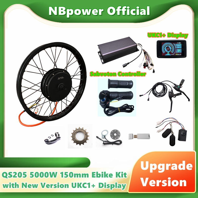 NBpower/QS205 5000W V3 150mm A - 72V 5000W Hub Motor Kit incelemesi ve fiyatı