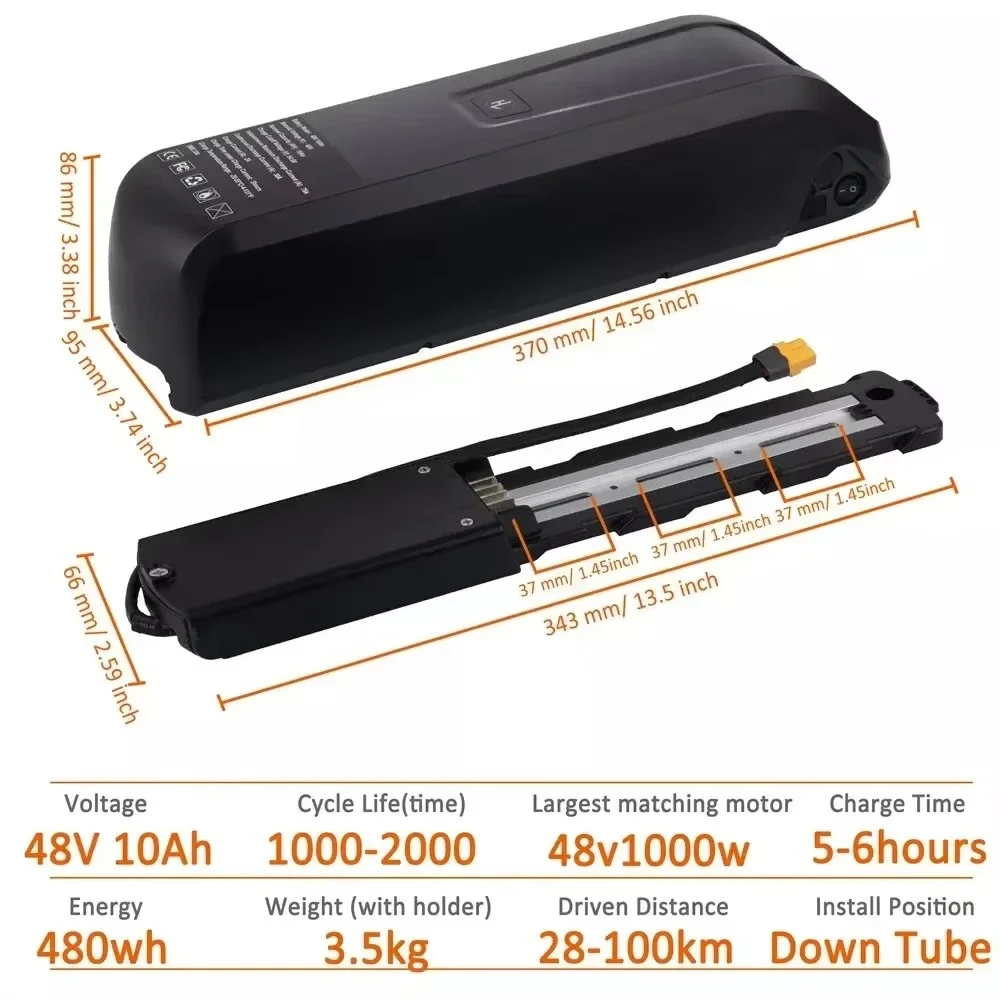 Hailong EBike Pil 36 V 48 V 10 - Ebike Battery 48V 20Ah Hailong incelemesi ve fiyatı