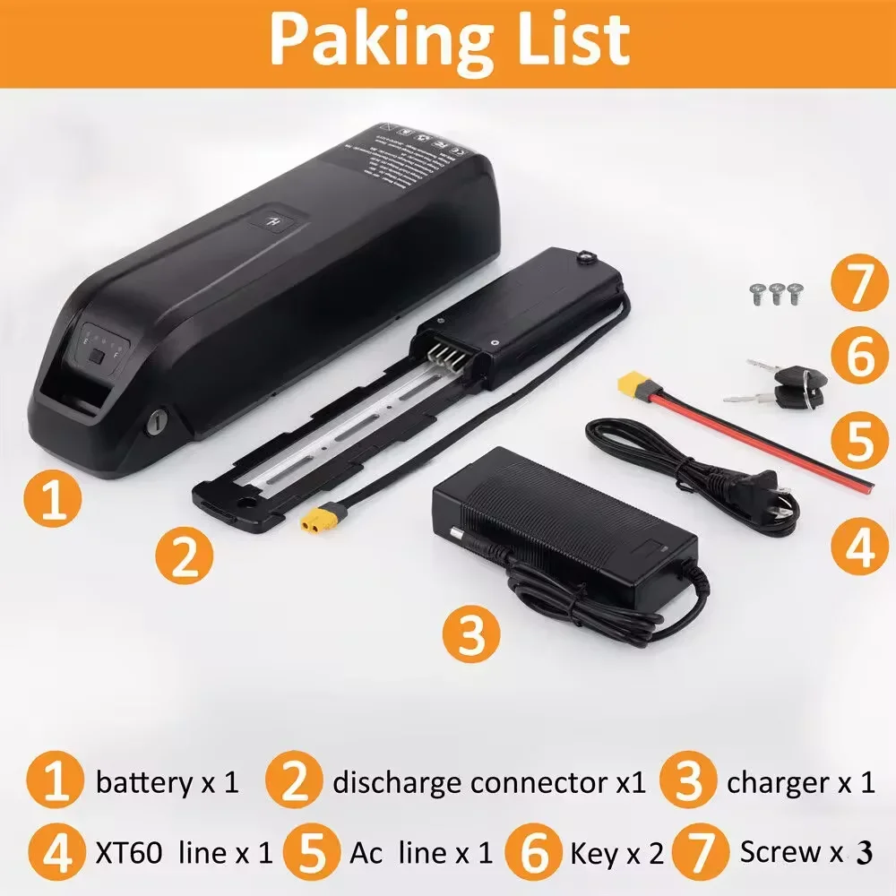 Hailong EBike Pil 36 V 48 V 10 - Ebike Battery 48V 20Ah Hailong incelemesi ve fiyatı