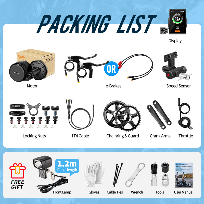 Bafang UART Orta Tahrik Motoru - Bafang Bbs02B 48V 750W Mid Drive Kit incelemesi ve fiyatı