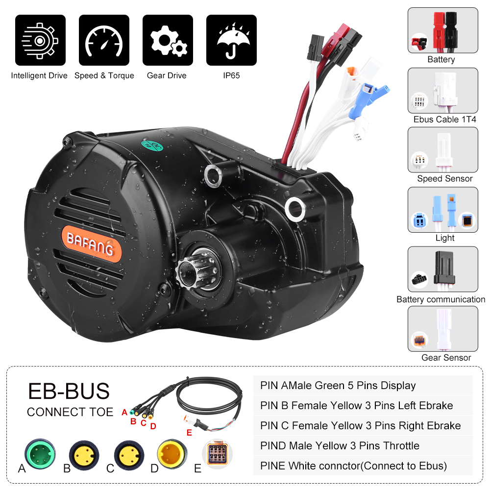 risunmotor M620 G510 48V 52V 1 - Mid Drive Motor Kit 52V 1000W incelemesi ve fiyatı