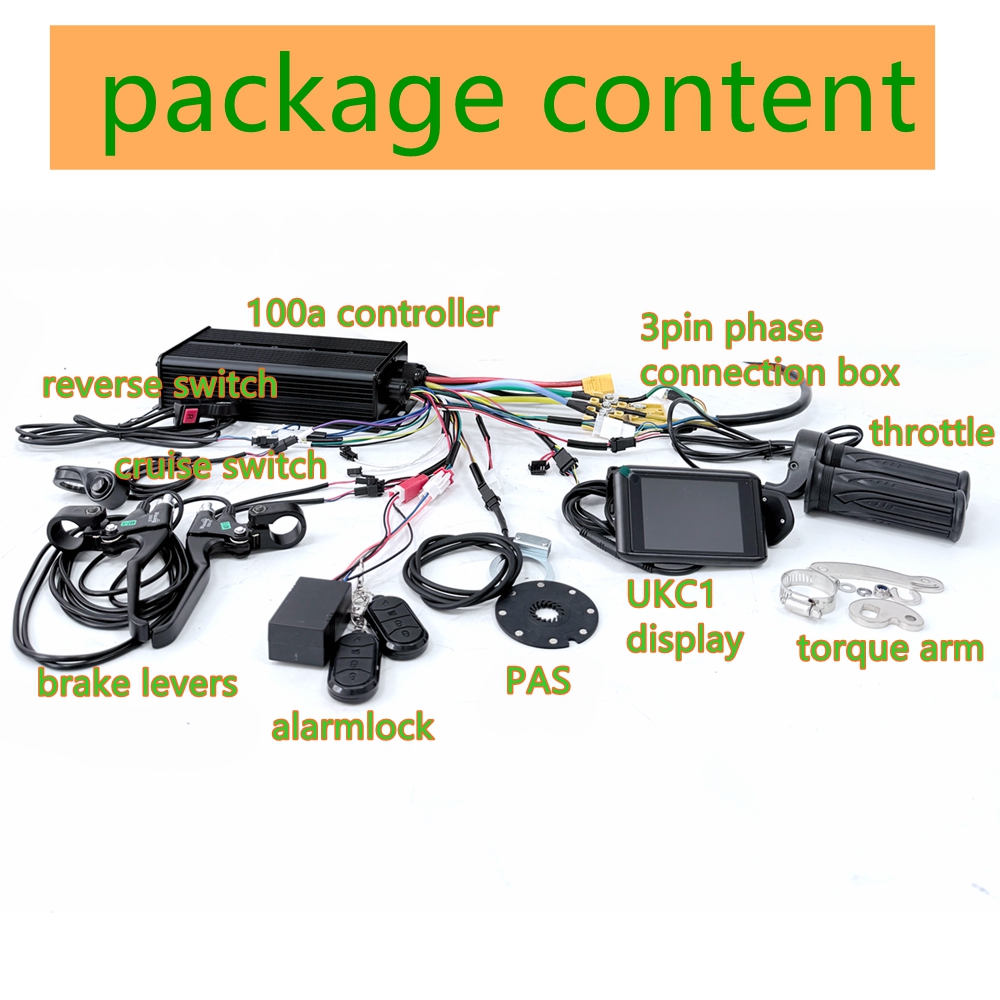 NBpower 170/190mm Dropout 48-7 - 72V 5000W Hub Motor Kit incelemesi ve fiyatı