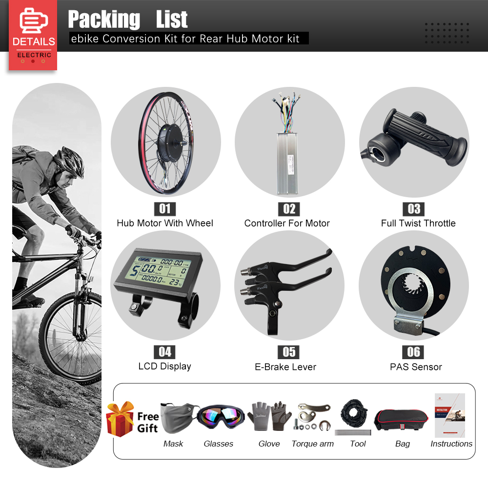 Elektrikli Bisiklet Dönüşüm Ki - Ebike Conversion Kit 72V 3000W incelemesi ve fiyatı