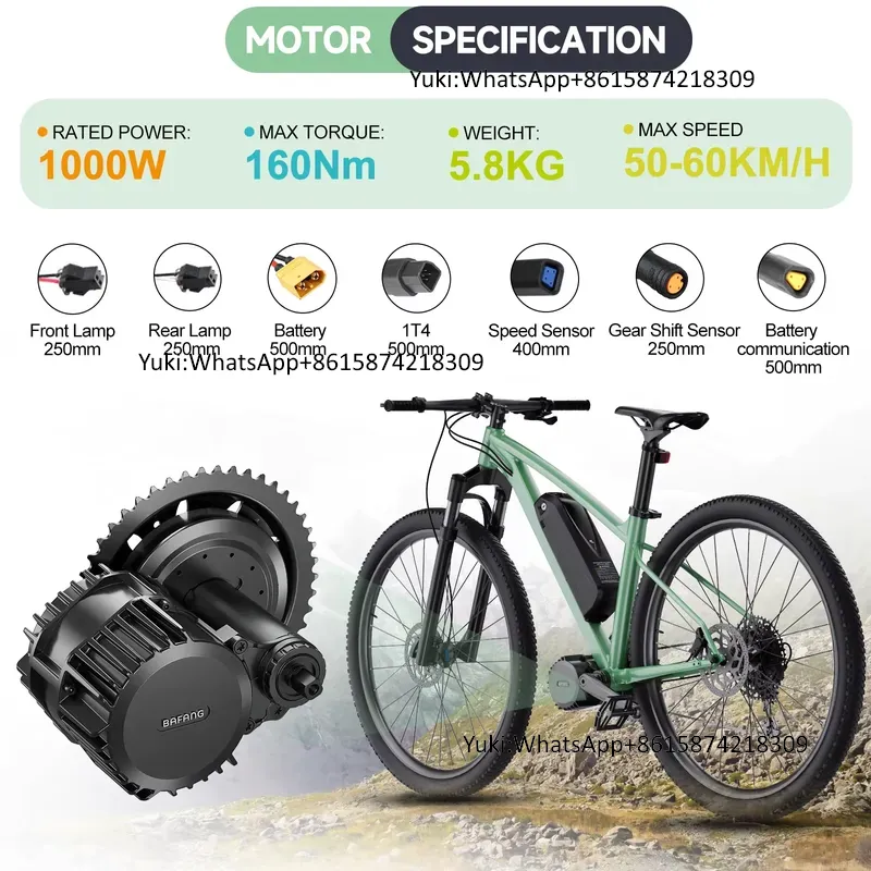 Orta Motorlu Sürücü BBSHD 1000 - Mid Drive Motor Kit 52V 1000W incelemesi ve fiyatı