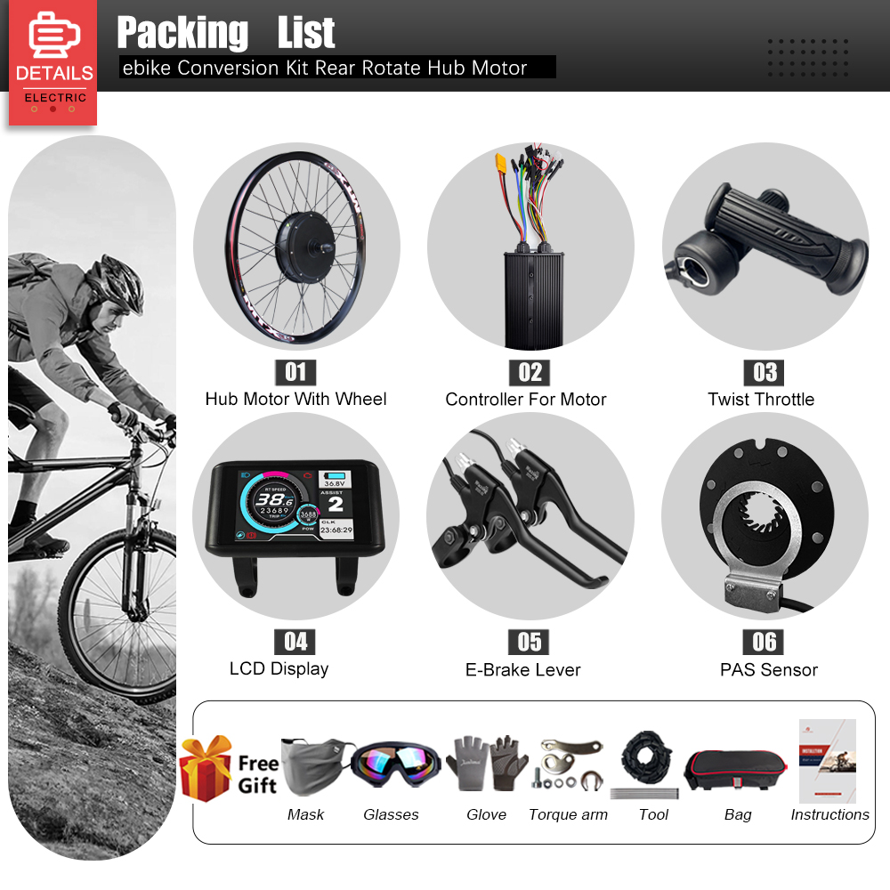 60V 3000W Elektrikli Bisiklet  - 72V 5000W Hub Motor Kit incelemesi ve fiyatı