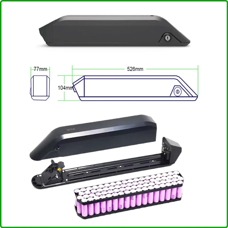 Orijinal 18650 EBike Pil 48V 5 - Ebike Battery 48V 20Ah Hailong incelemesi ve fiyatı