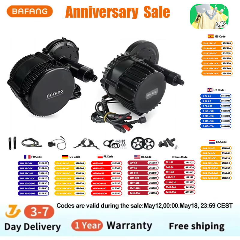 Bafang BBSHD 1000W 48V 68mm Or - Bafang Bbshd 1000W Conversion Kit incelemesi ve fiyatı